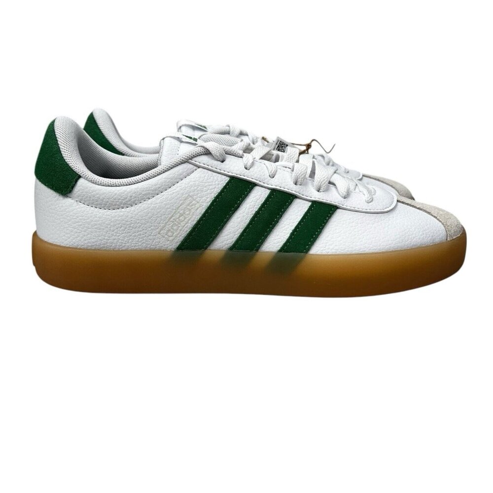 Adidas VL Court 3.0 Cloud White Preloved Green Shoes ID9080 Men's Sizes 9.5 - 13
